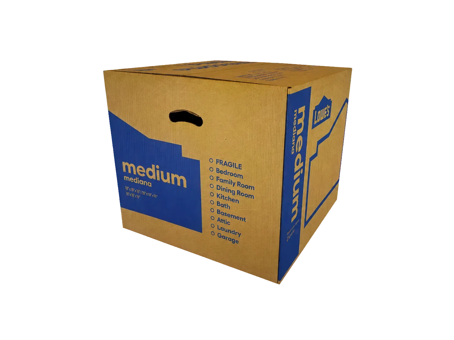 Lowe's medium heavy-duty moving box