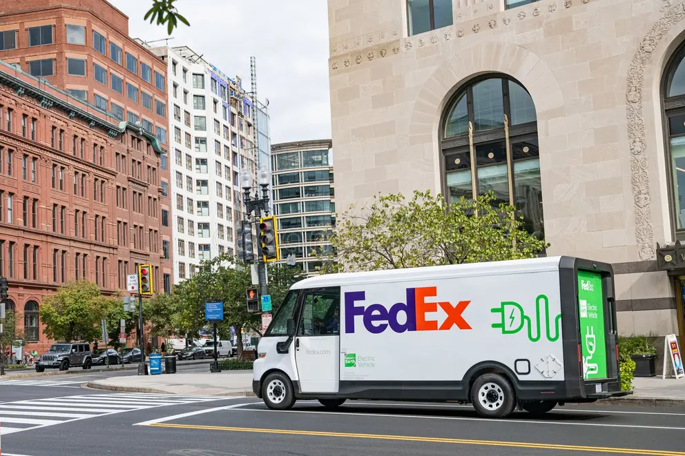FedEx delivery vehicle